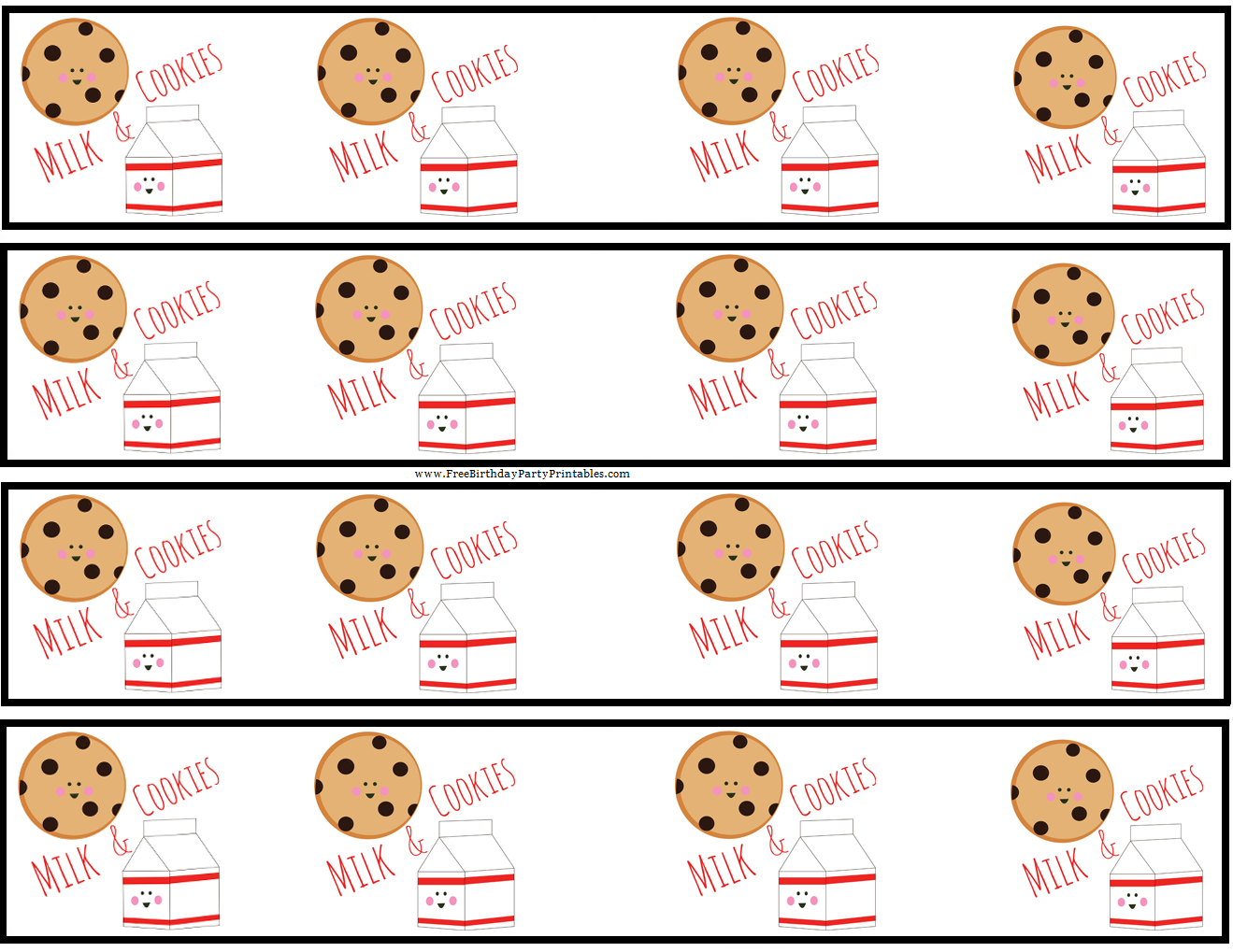 Printable Cookie Template